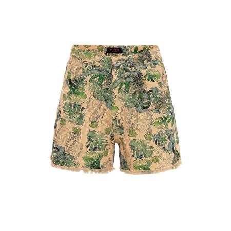 By Diess Collection By Diess Collection Broek taupe / donkerblauw / donkergroen