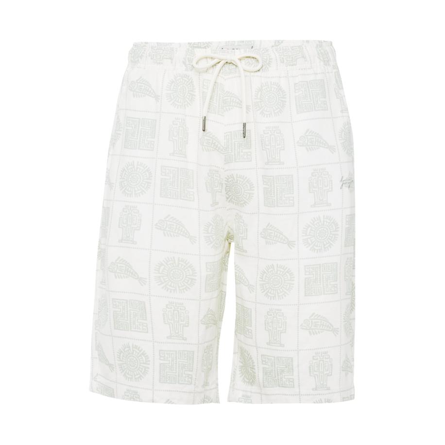 Denim Project Denim Project Broek pastelgroen / natuurwit -