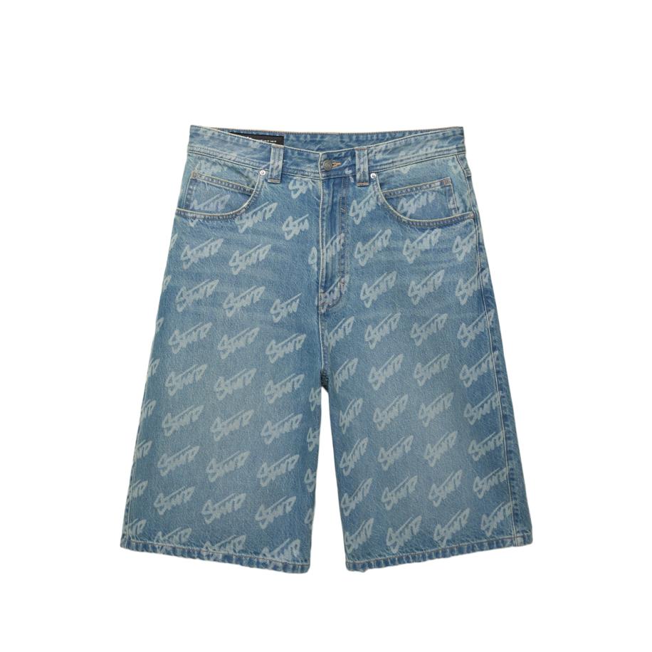 Pull&Bear Pull&Bear Jeans STWD blauw denim / wit -