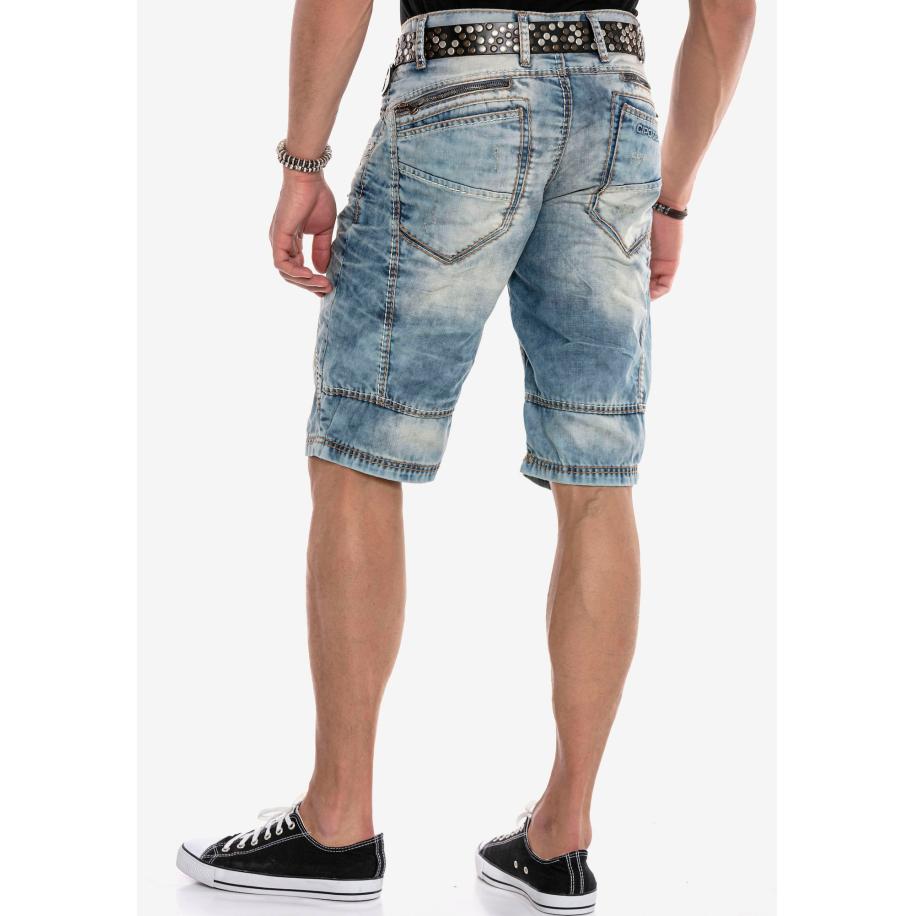 Cipo & Baxx CIPO & BAXX Jeans blauw / wit -