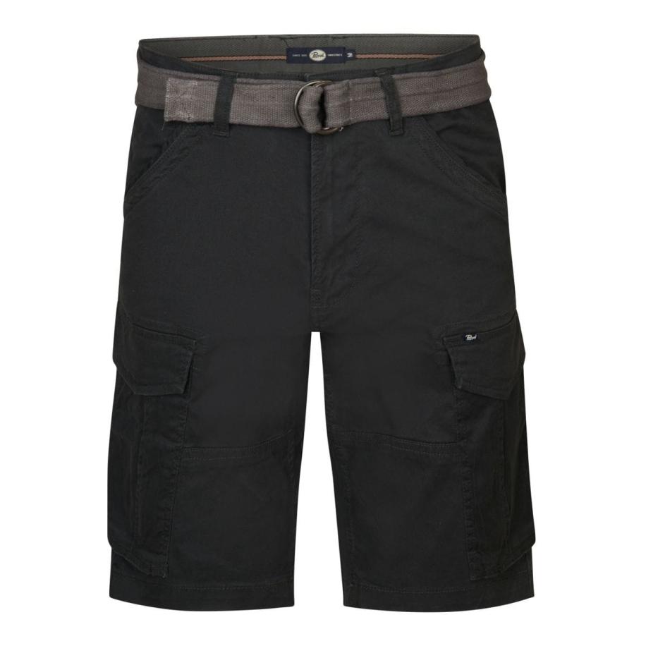 Petrol Industries Cargo Shorts antraciet, Effen Grijs