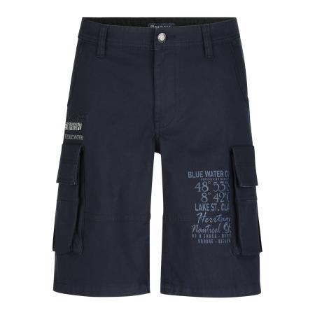 BABISTA Bermuda donkerblauw, Effen