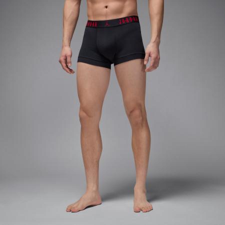 Jordan Flight katoenen boxershorts voor heren (3 stuks) - Zwart