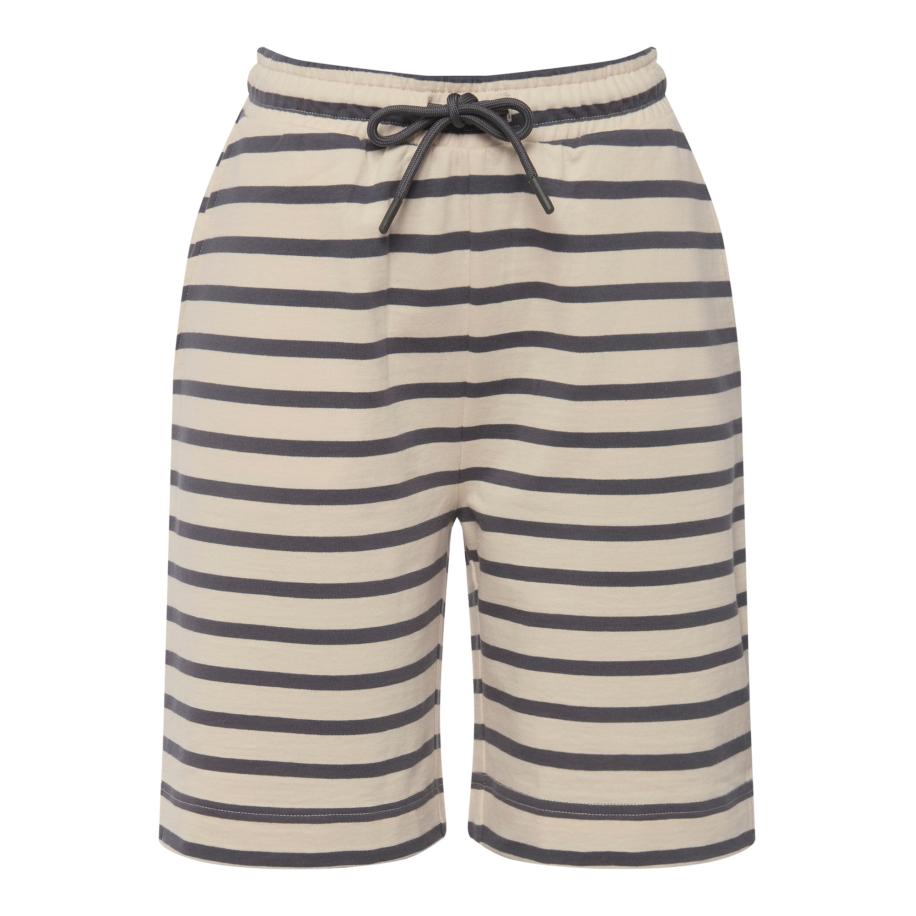 LAURASØN LAURASØN Broek beige / donkergrijs -