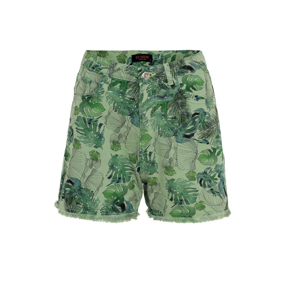 By Diess Collection By Diess Collection Broek groen / lichtgroen -