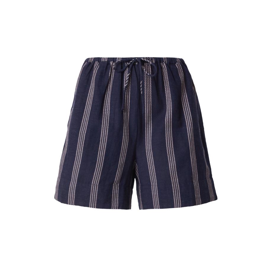 Vila VILA Broek beige / nachtblauw -