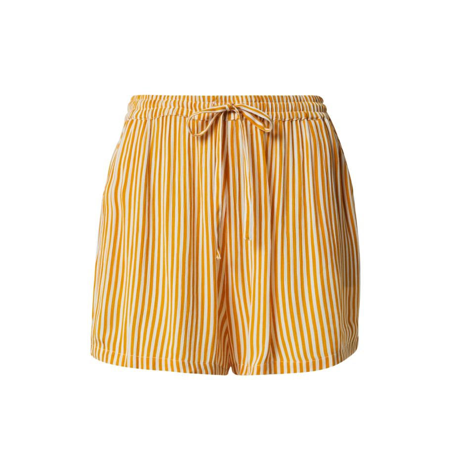 ABOUT YOU ABOUT YOU Broek Mila goudgeel / wit -