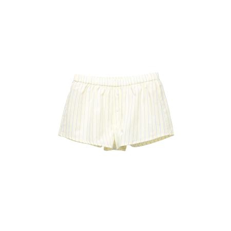 Pull&Bear Pull&Bear Broek blauw / pasteelgeel