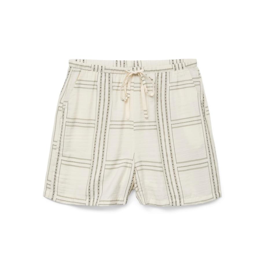 Vero Moda VERO MODA Broek VMJOSIE BERTA kaki / wit -