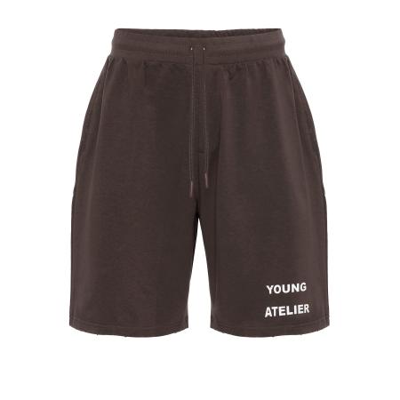 VAMOS CLO VAMOS CLO Broek bruin / wit