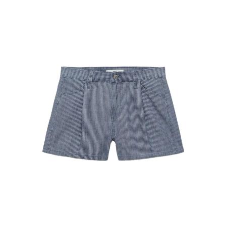 Mango MANGO Broek IBIZA donkerblauw / wit