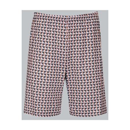 TRIGEMA Bermuda rood/blauw, Motief