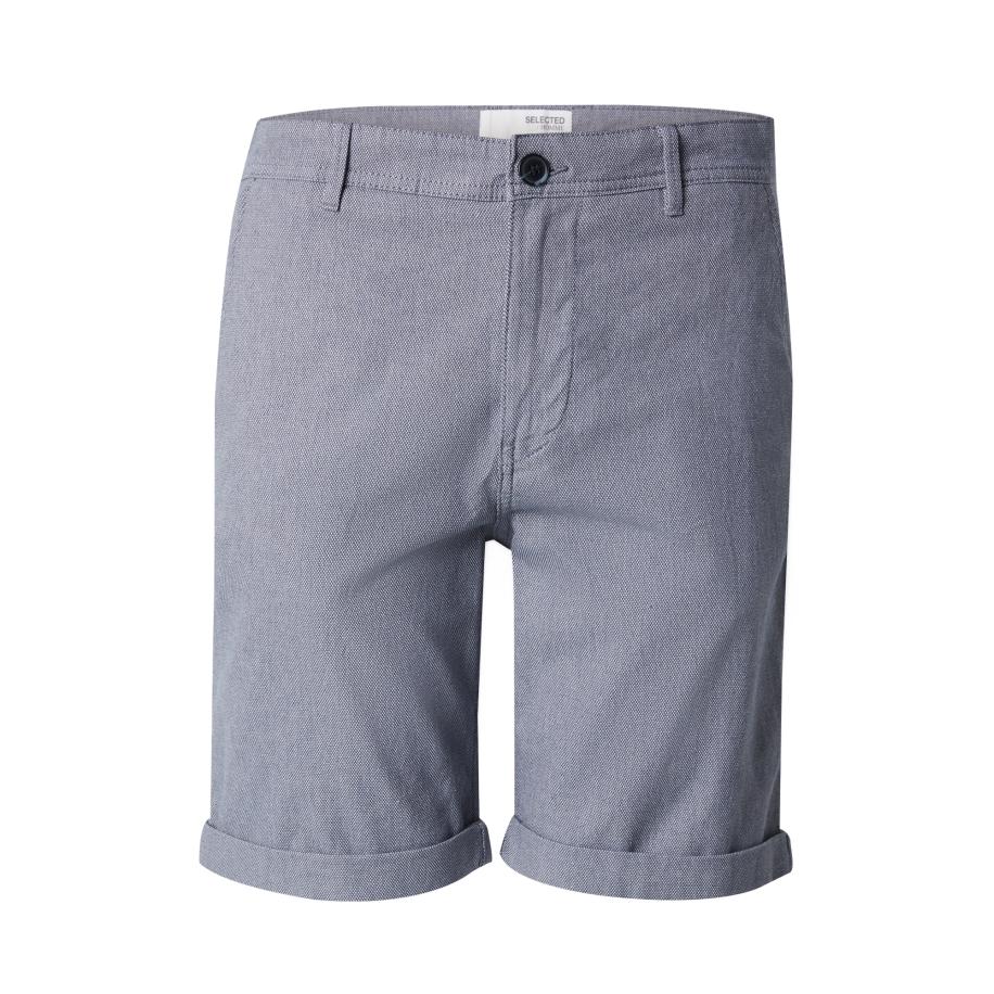 Selected SELECTED Chino SLHLUTON smoky blue / offwhite -