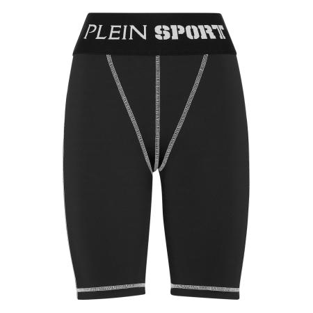 Plein Sport Plein Sport Leggings zwart / offwhite