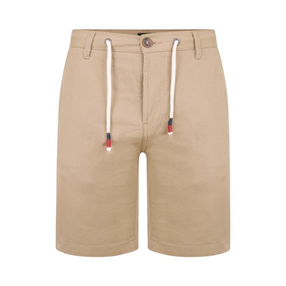Threadbare Threadbare Broek Seacliffe donkerbeige / navy / rood / wit -