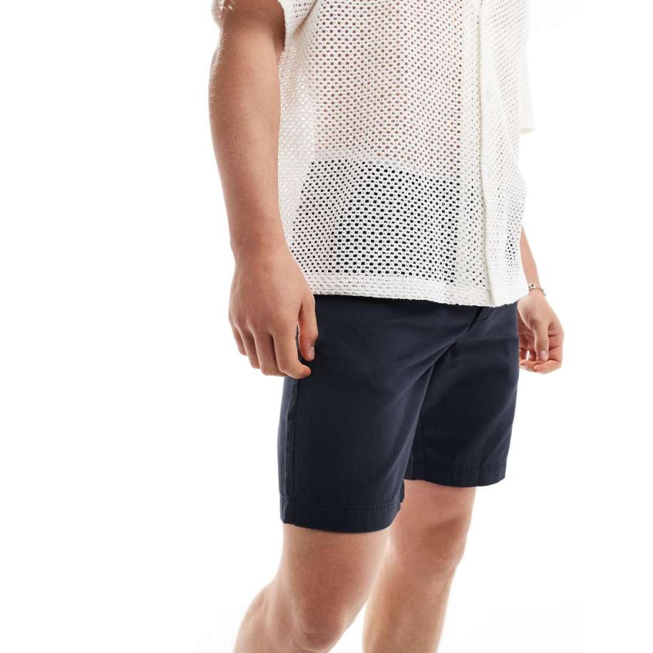 New Look - Chinoshorts in marineblauw Blauw