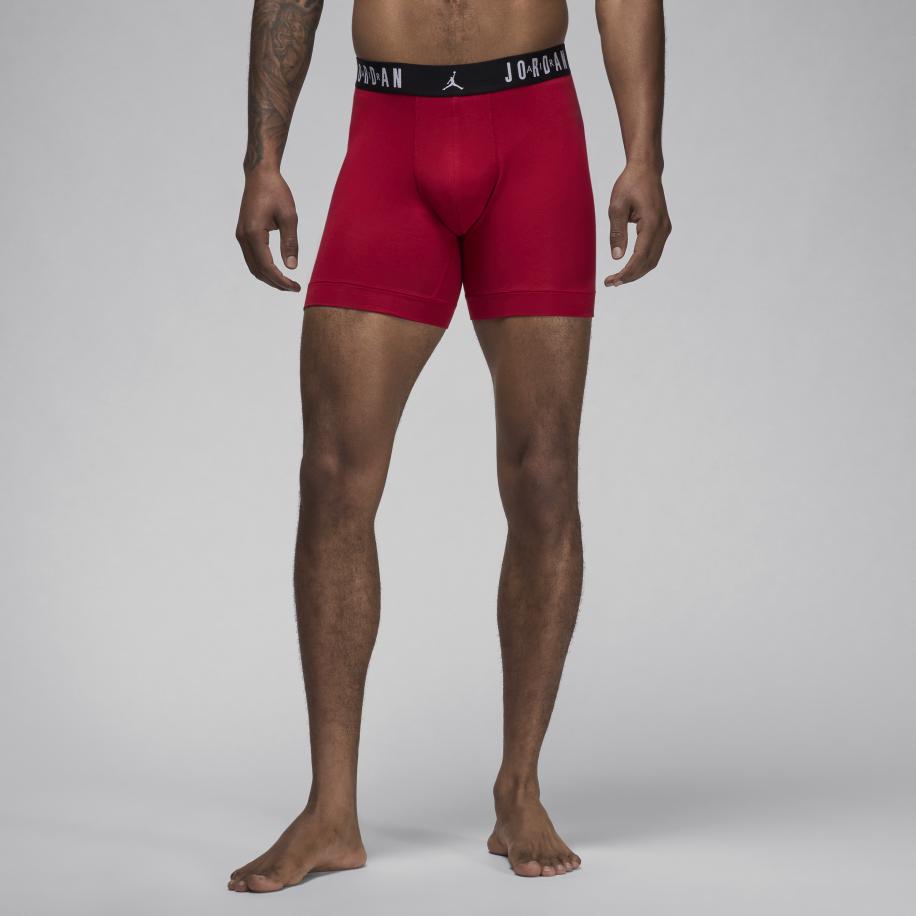 Jordan Flight Core katoenen boxershorts voor heren (3 stuks) - Rood Rood