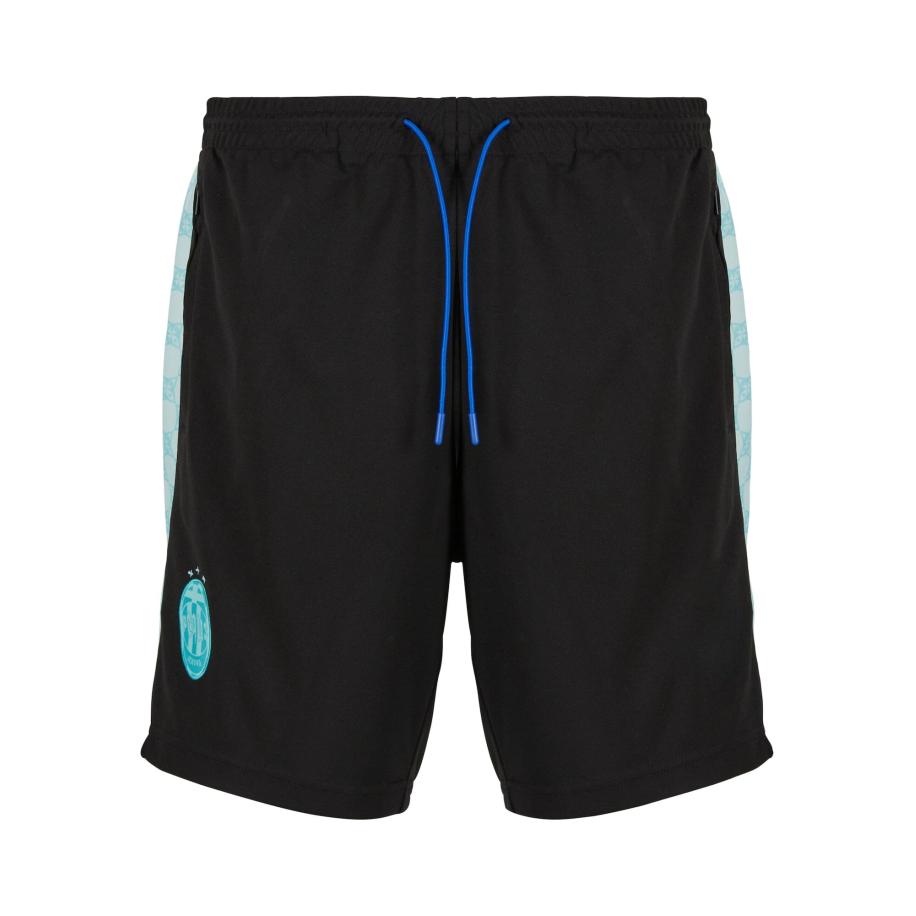 Pequs Pequs Broek Football cyaan blauw / lichtblauw / zwart -