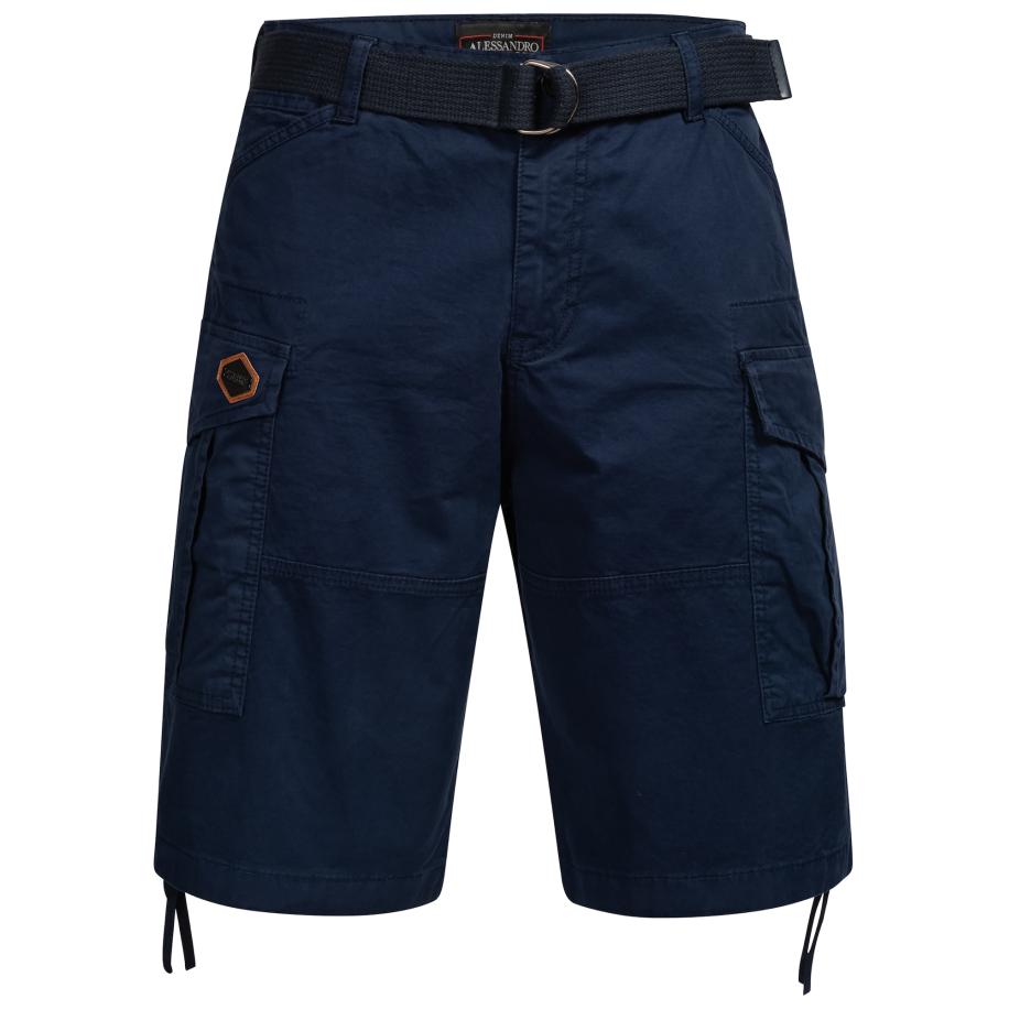 Alessandro Salvarini Alessandro Salvarini Cargobroek navy / cognac / zwart -