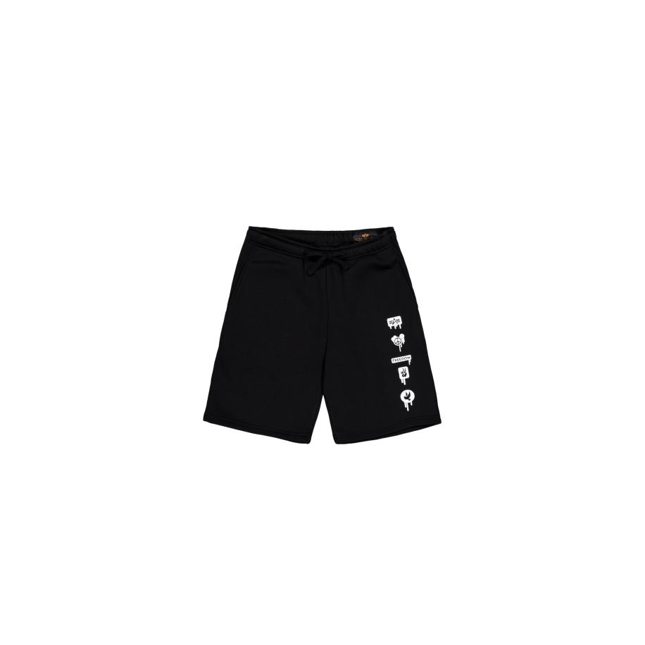 Alpha Industries ALPHA INDUSTRIES Broek Freedom zwart / wit -