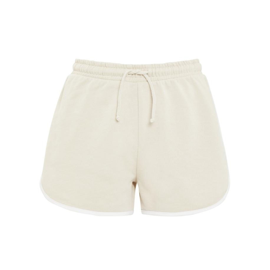 Threadbare Threadbare Broek Freddie crème / wit -