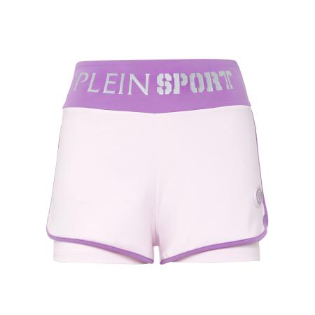 Plein Sport Plein Sport Sportbroek grijs / lila / pastellila