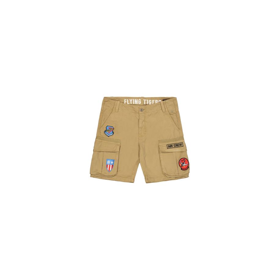Alpha Industries ALPHA INDUSTRIES Cargobroek Flying Tigers beige / blauw / rood / wit -