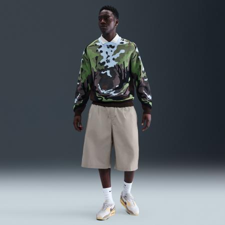 Nike Club oversized herenshorts - Grijs