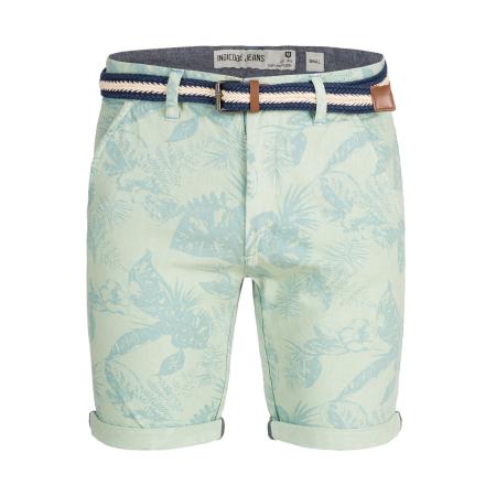 INDICODE JEANS INDICODE JEANS Broek Curtain cyaan blauw / pastelgroen