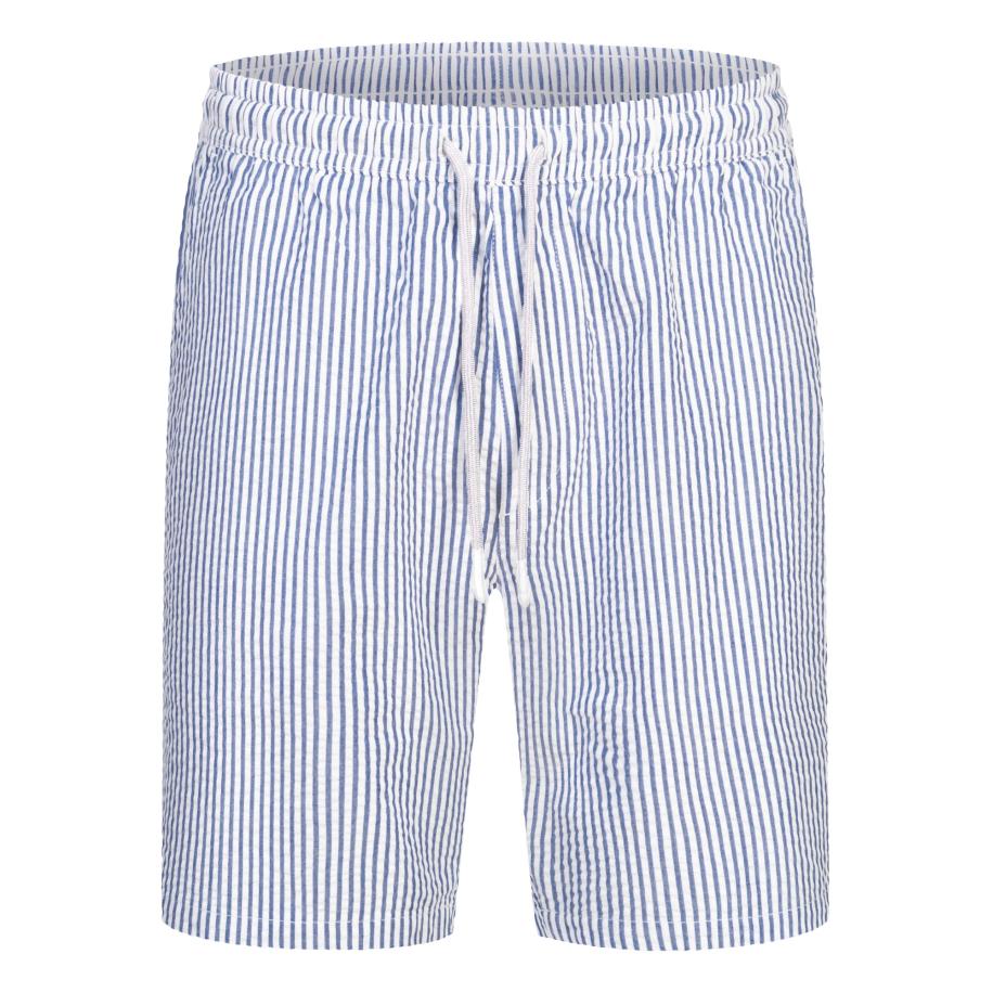 Kronstadt Kronstadt Broek Arlin blauw / natuurwit -