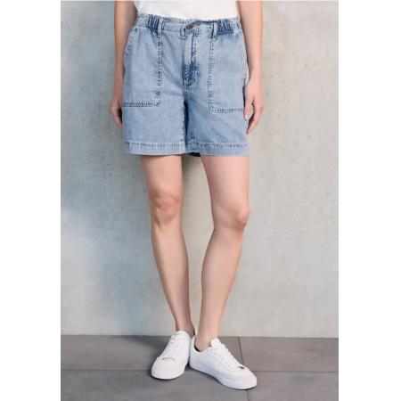 Street One Paperbag denim shorts