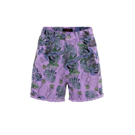 By Diess Collection By Diess Collection Broek blauw / groen / lichtlila / zwart