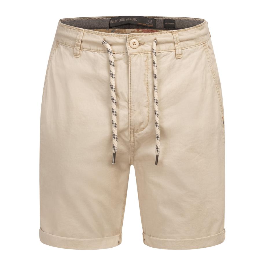 Indicode INDICODE Broek beige -