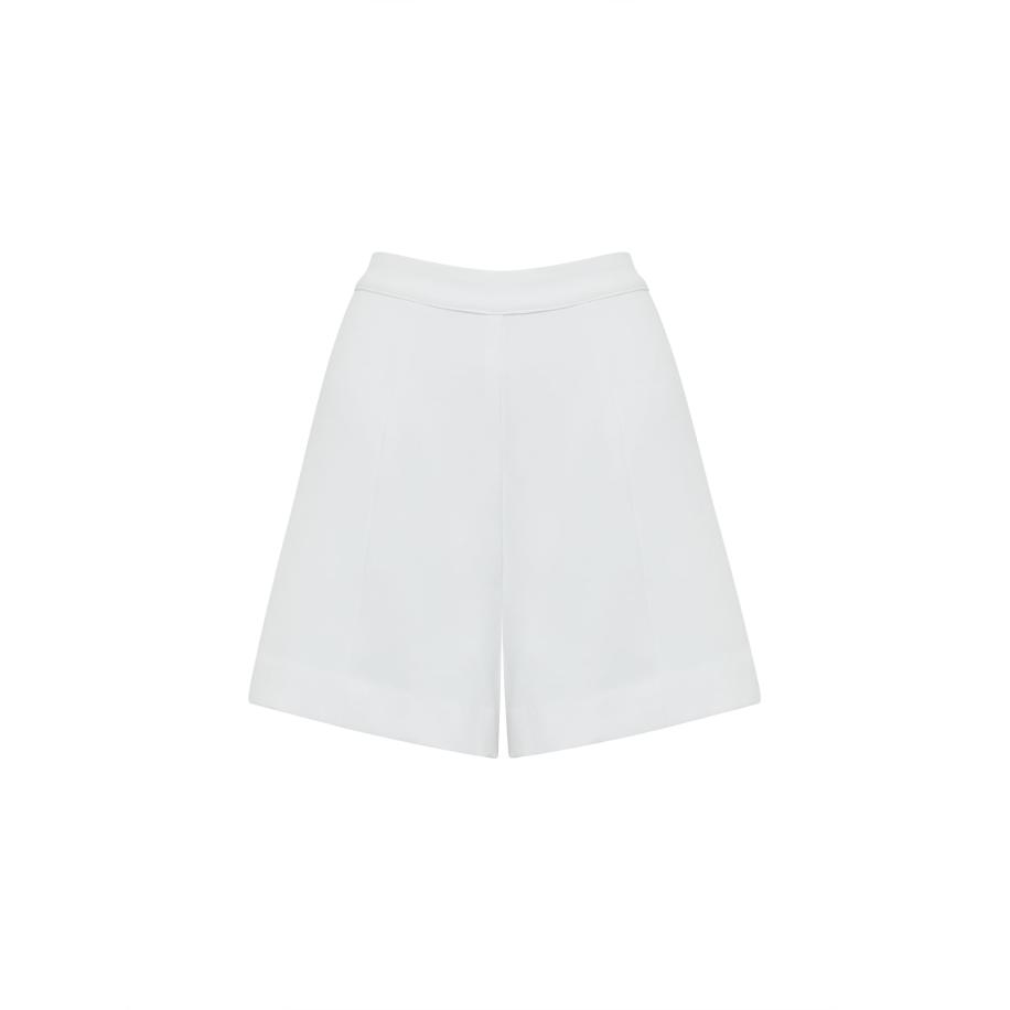 Tussah Broek wit Wit