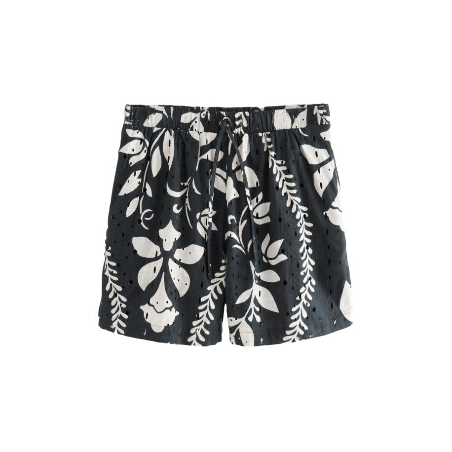 Next Next Broek zwart / wit -