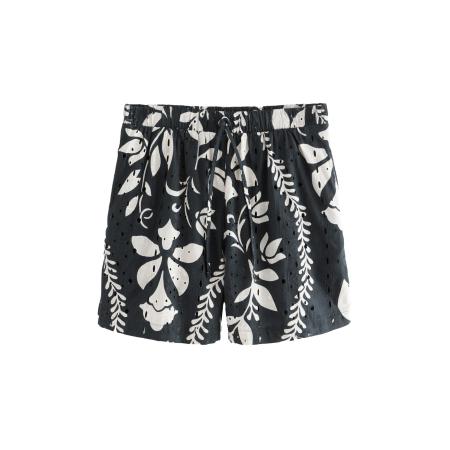 Next Next Broek zwart / wit