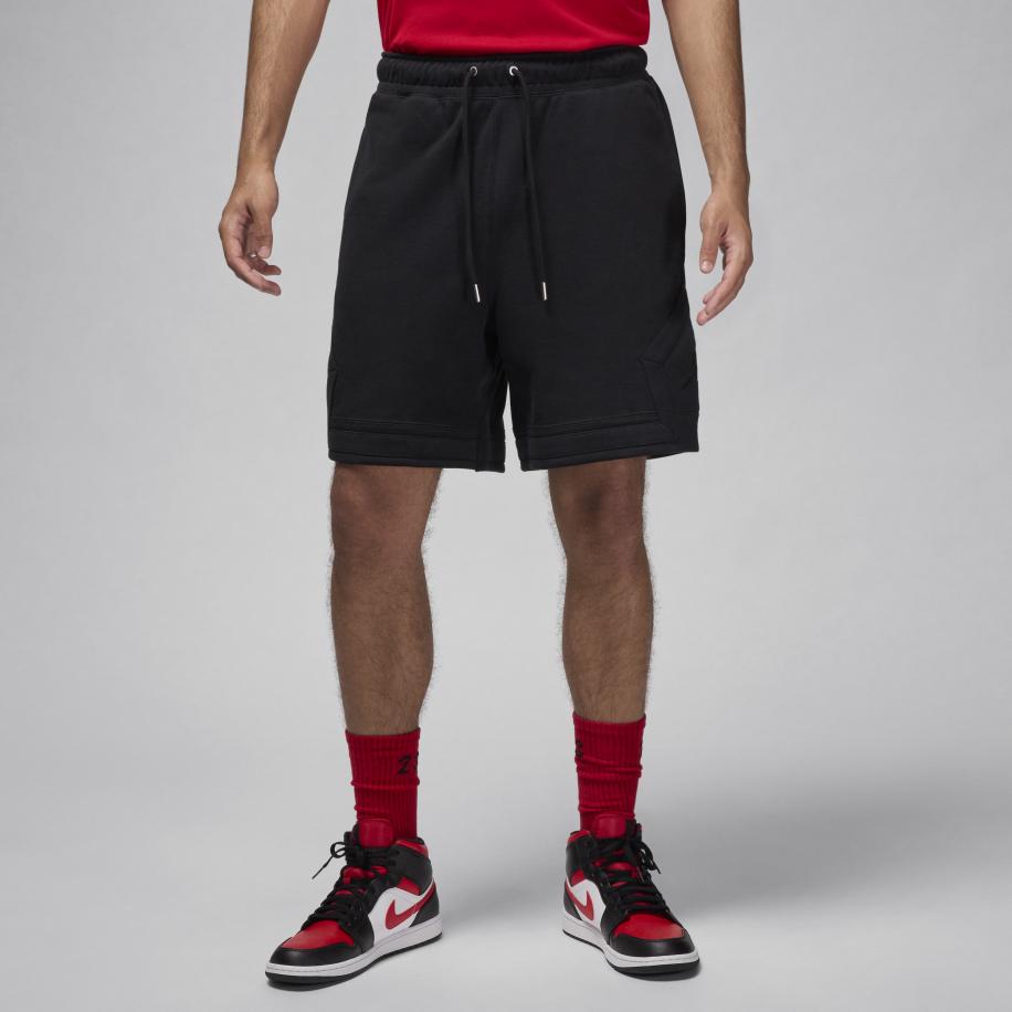 Jordan Flight Fleece Diamond herenshorts - Zwart Zwart