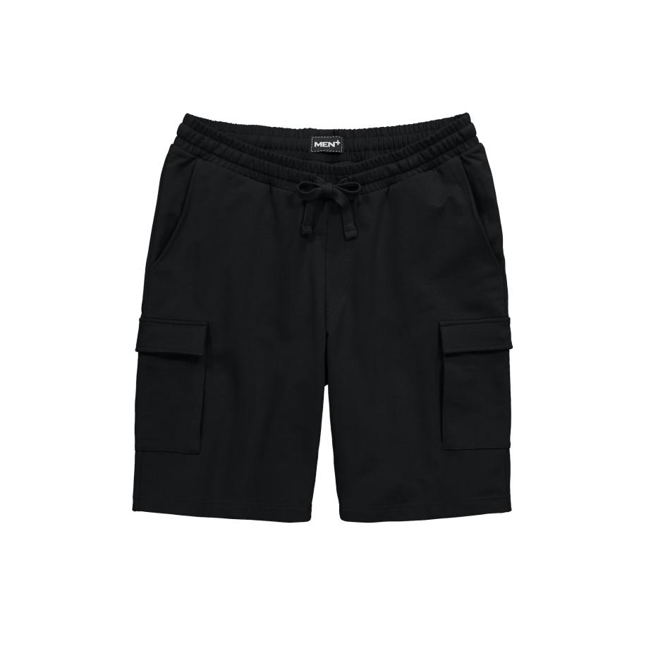 men plus Men Plus Broek Bermuda zwart -