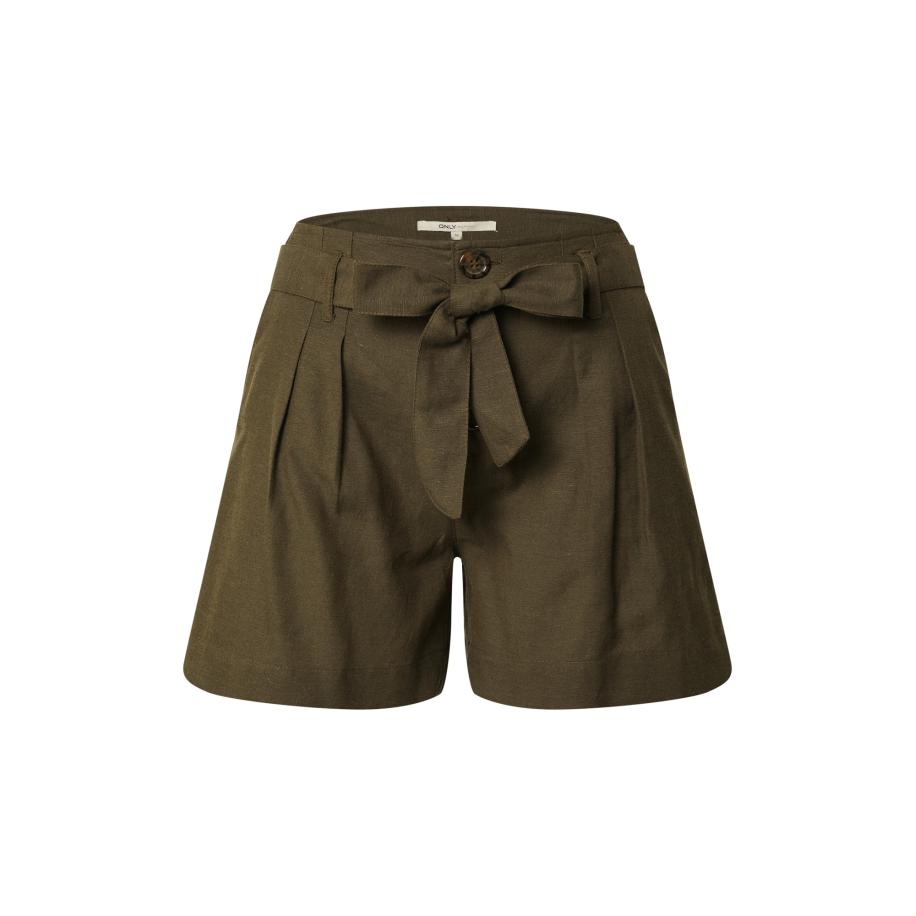 Only ONLY Bandplooibroek Viva olijfgroen -