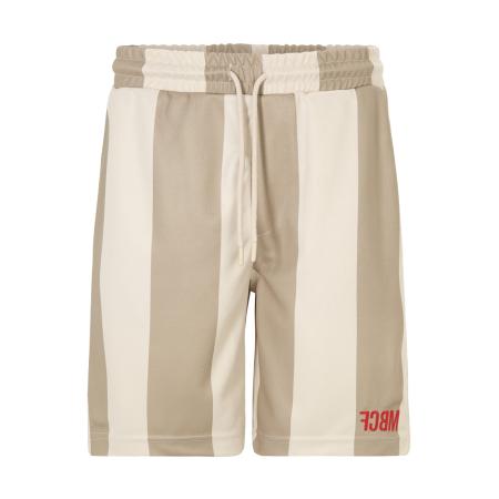 FCBM Broek beige / donkerbeige / rood