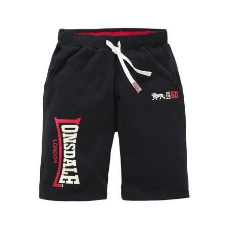 LONSDALE Broek crème / rood / zwart