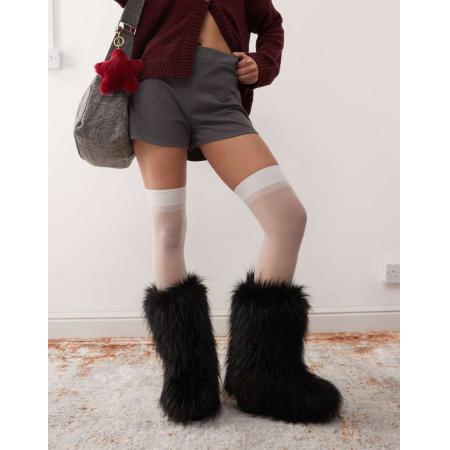 Reclaimed Vintage Elegante microshort in grijs