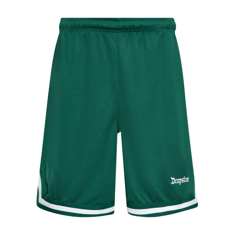 Dropsize Dropsize Broek donkergroen / wit -