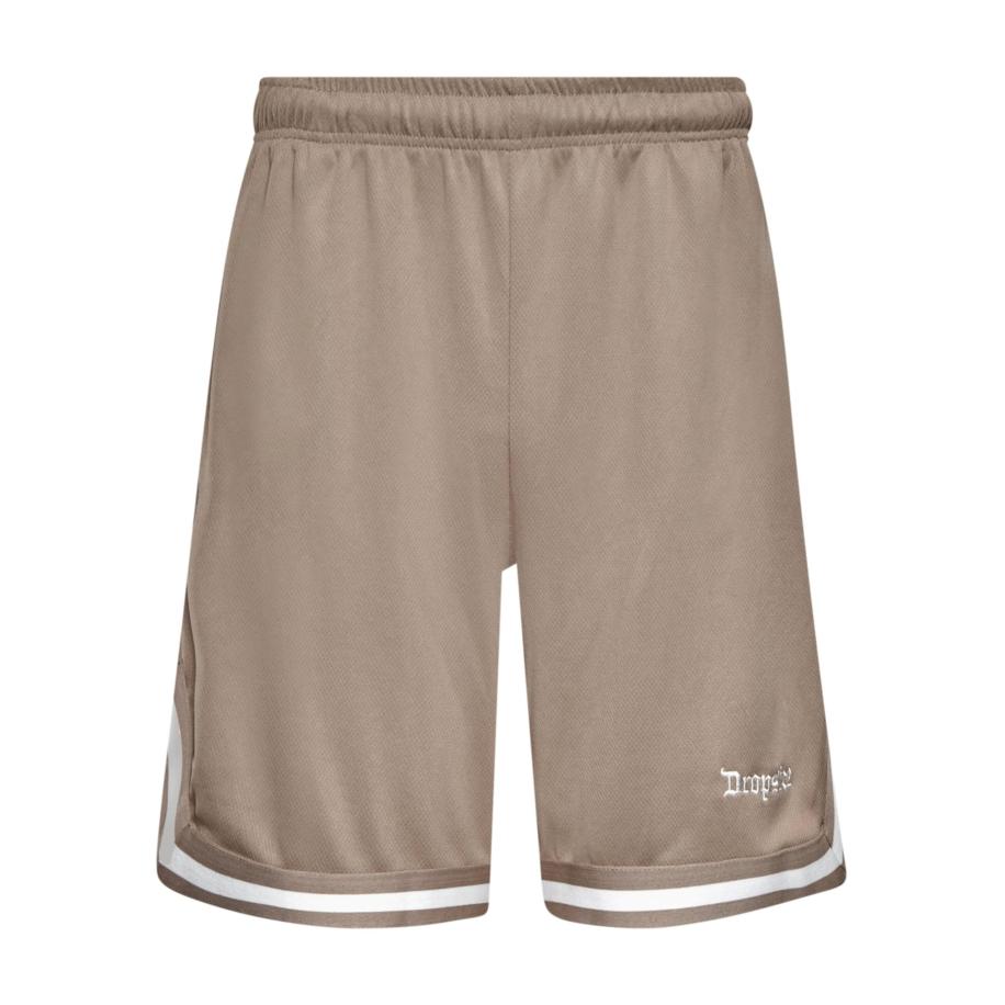 Dropsize Dropsize Broek taupe / wit -