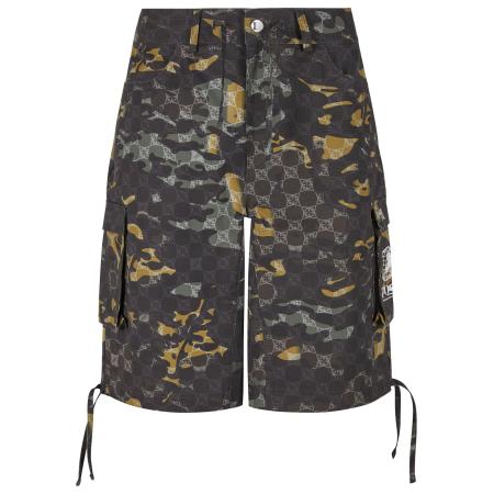 Pequs Pequs Cargobroek Aether curry / donkergrijs / olijfgroen / zwart