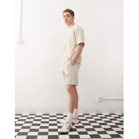 Umbro - Shorts van mesh met inzetstukken in beige-Grijs