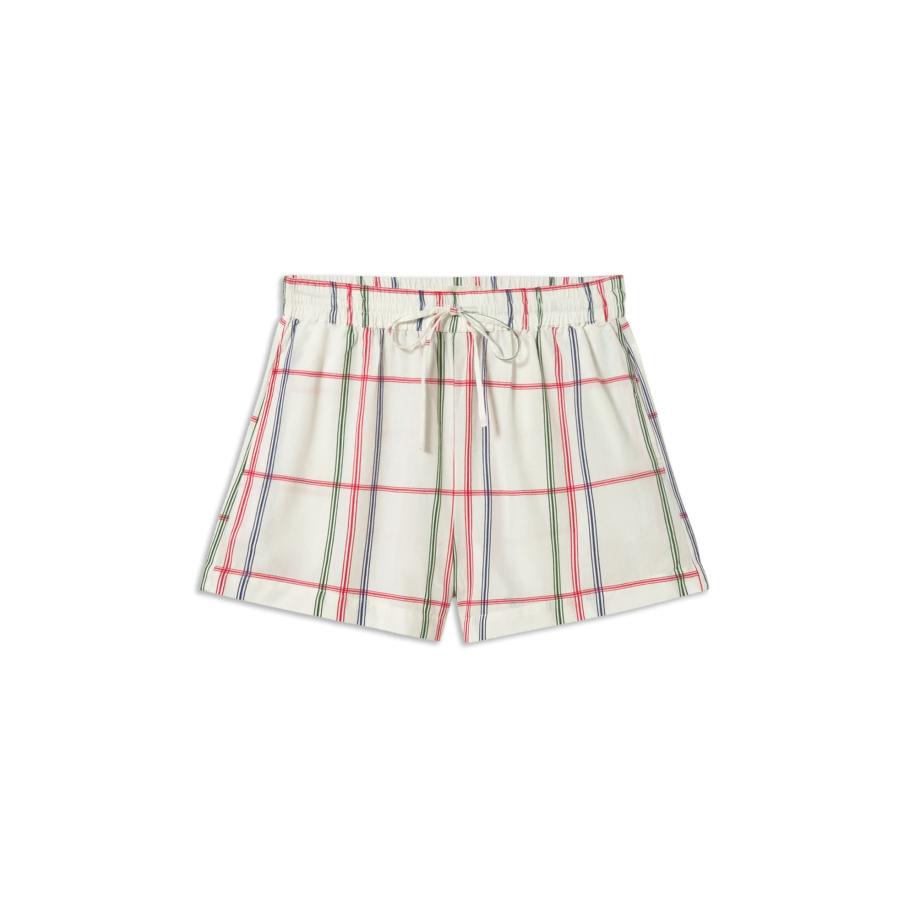 thinking mu Thinking MU Broek GERANIO offwhite -