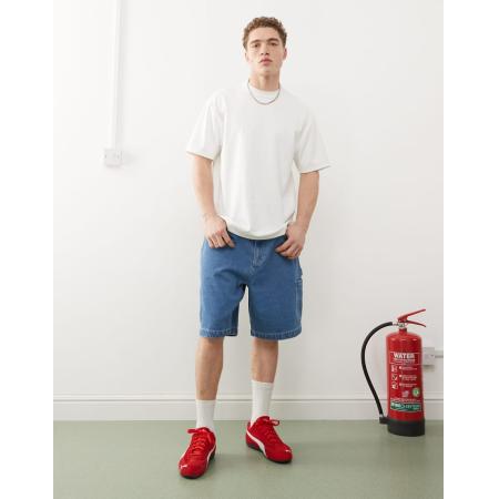 Santa Cruz - Big - Denim timmermansshort in mid-wash blauw