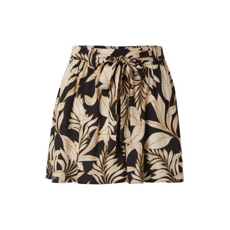 Only ONLY Bandplooibroek ONLNova Jasmin pueblo / zwart / offwhite