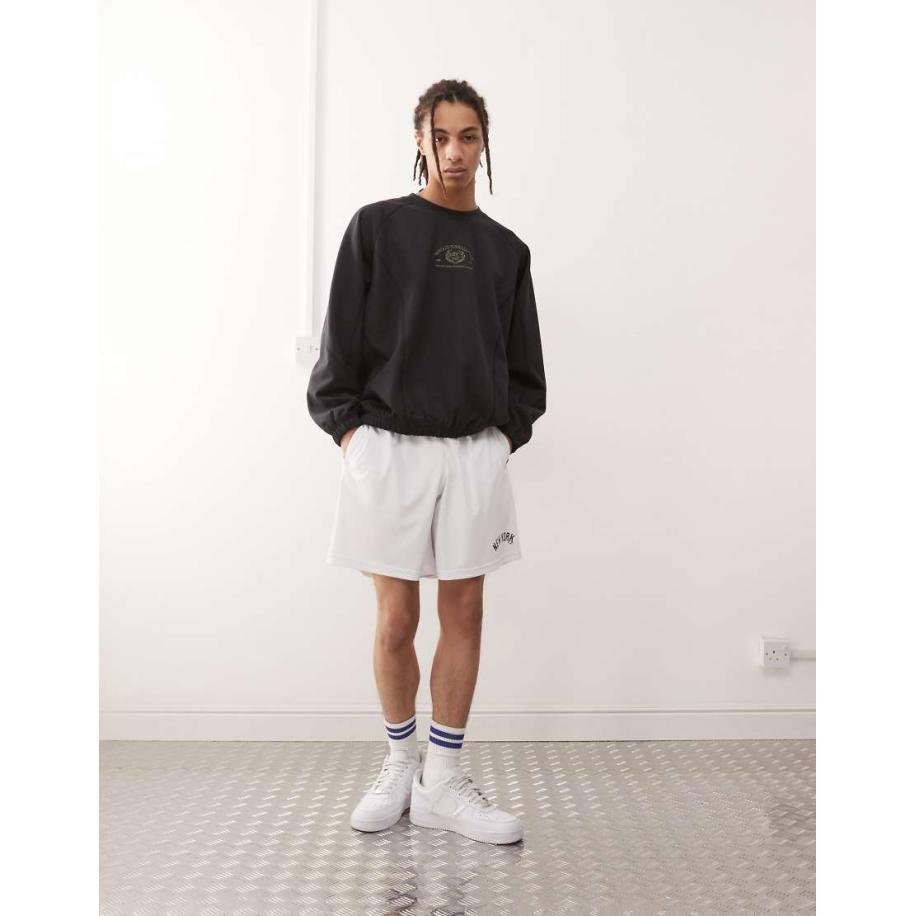 47 Brand - NY Yankees - Short met logo in wit/zwart-Veelkleurig Multicolor